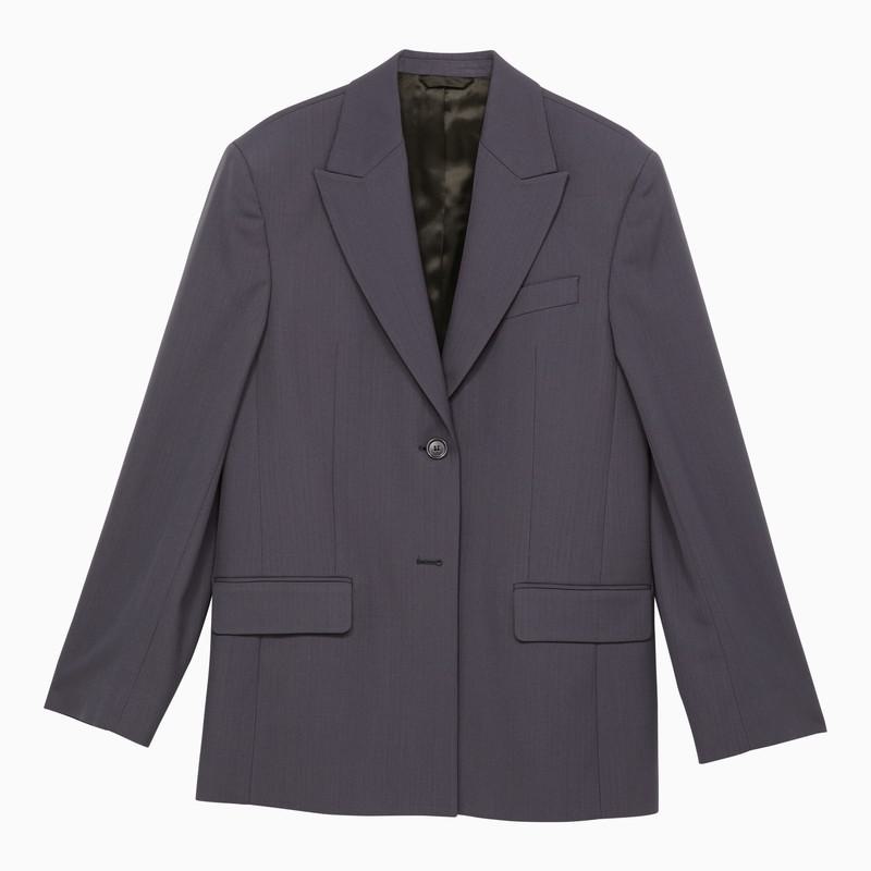 ACNE STUDIOS SINGLE-BREASTED JACKET IN BLEND - 1