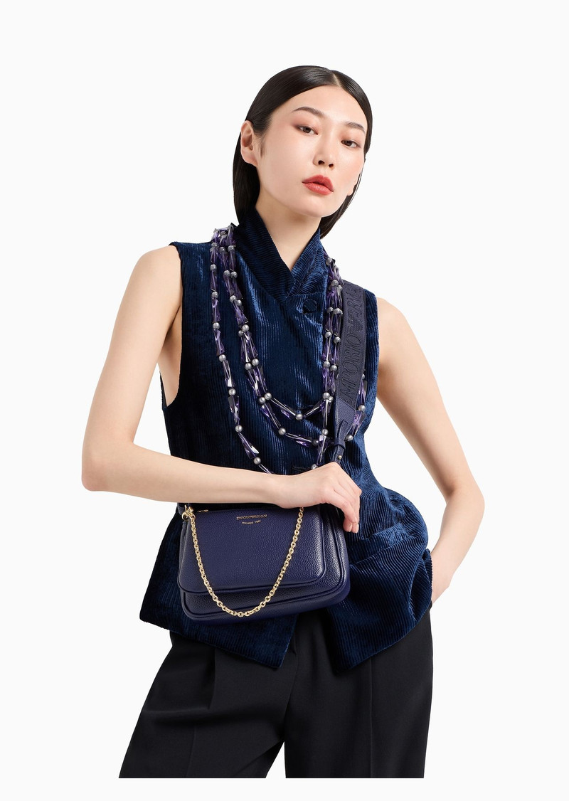 Deer-print double mini bag with shoulder strap 8