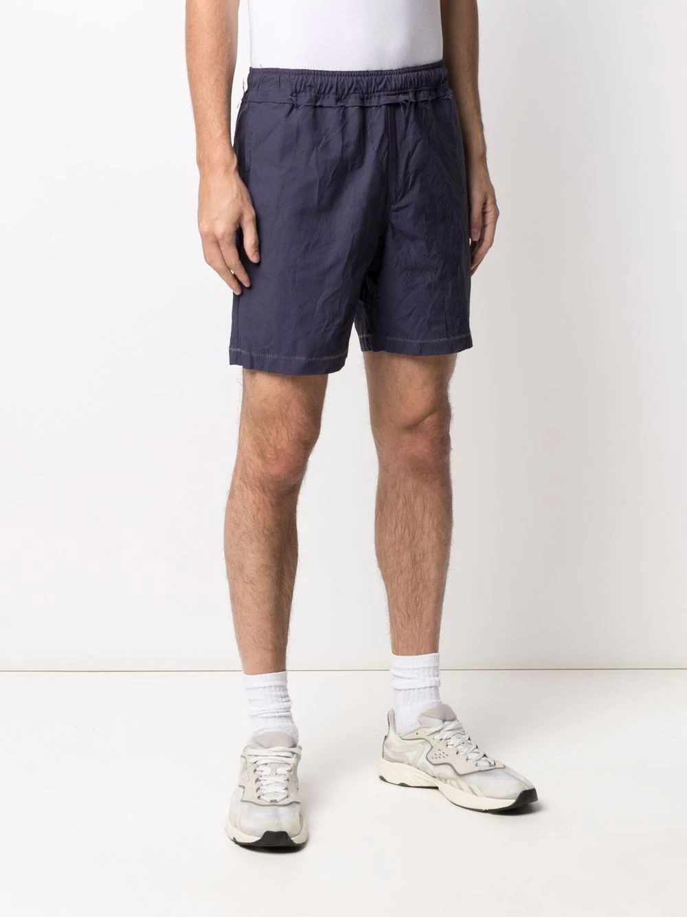 elasticated waistband track shorts - 4
