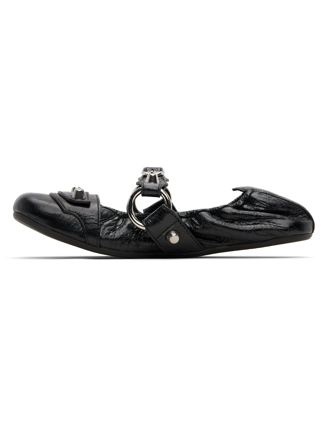 Black City Ballerina Flats - 3