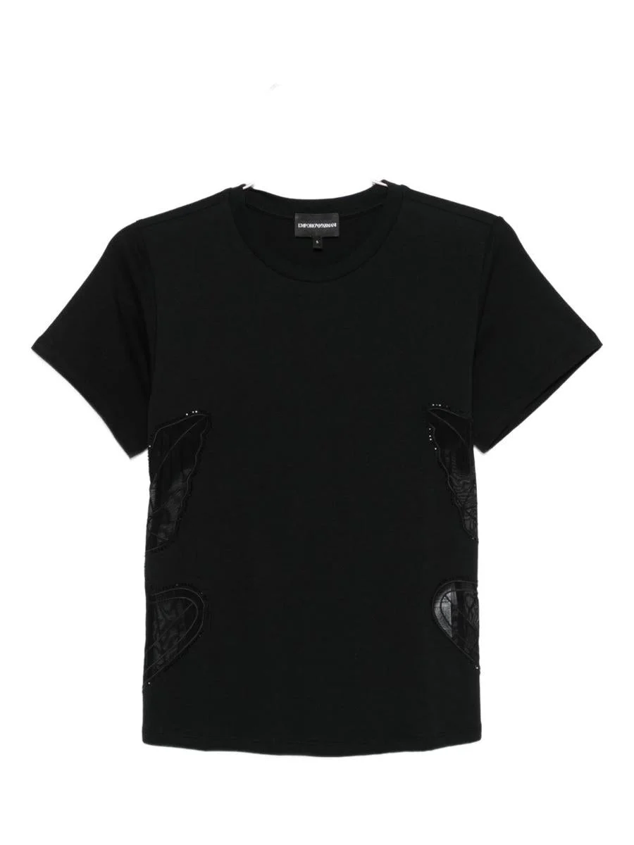 Emporio Armani Logo Cotton T-Shirt - 1