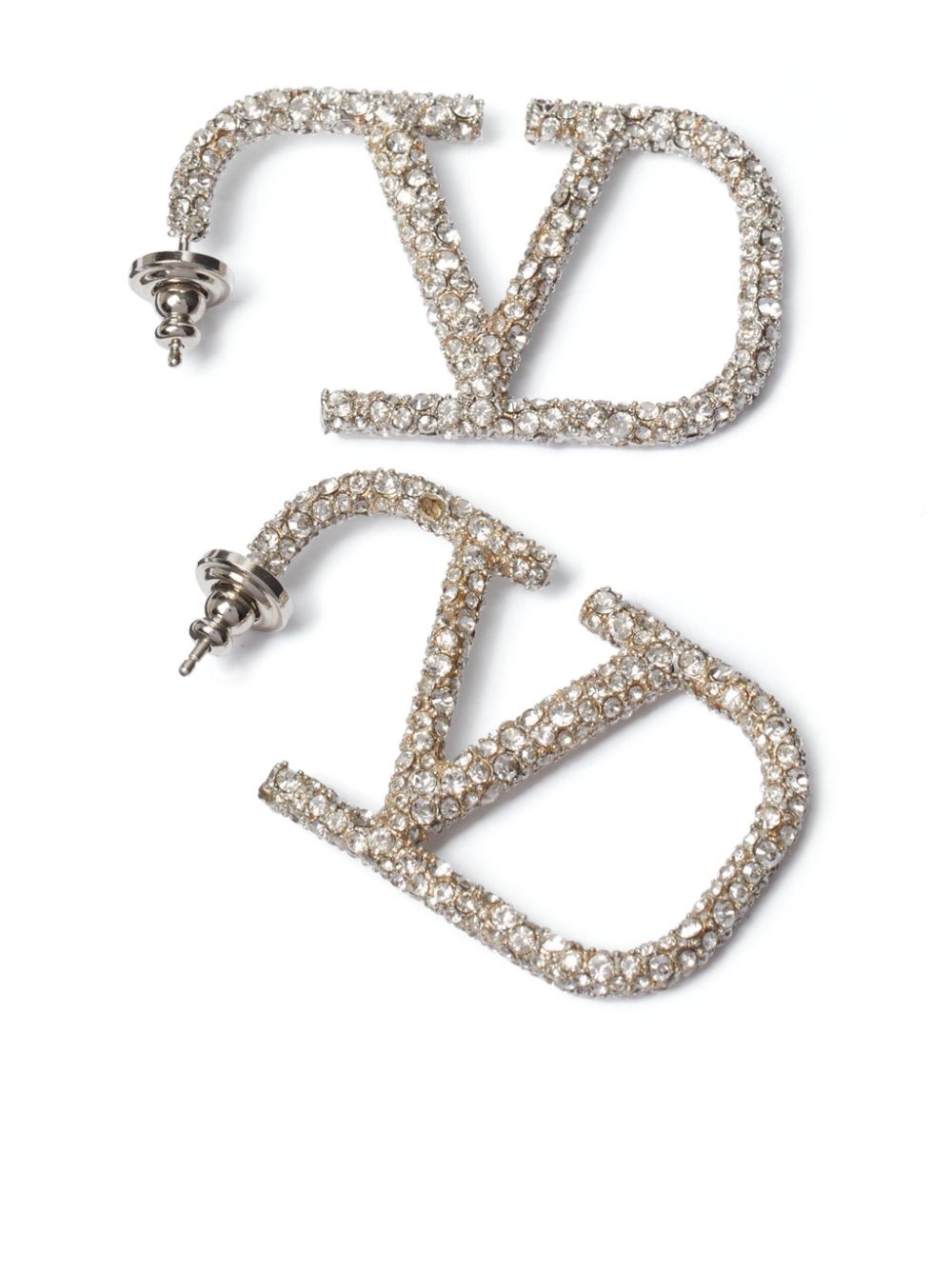 VLogo Signature crystal earrings - 2
