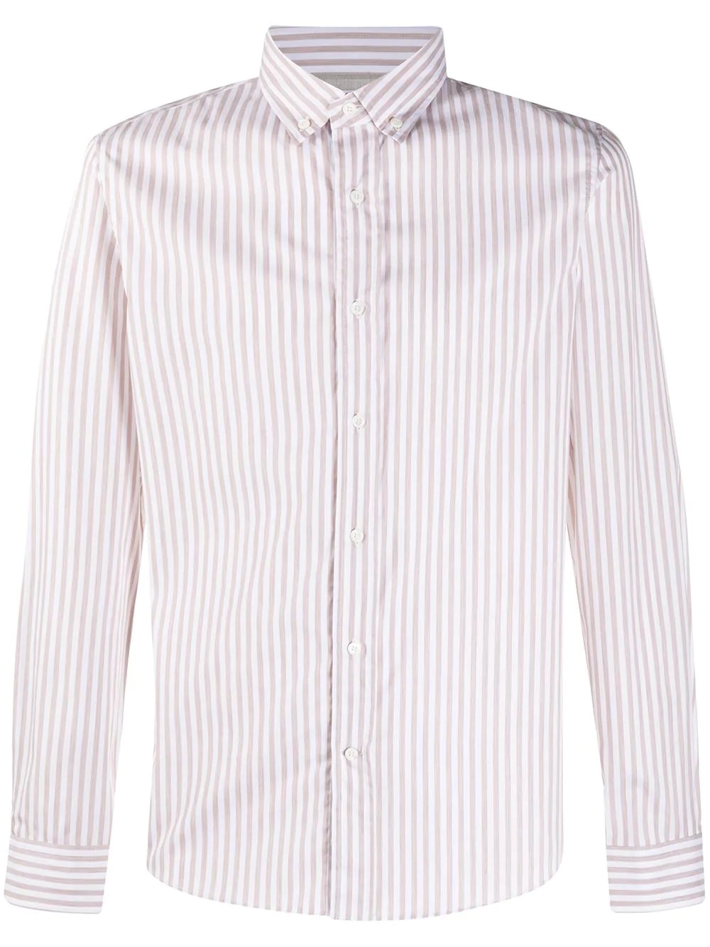 striped buttoned shirt - 1