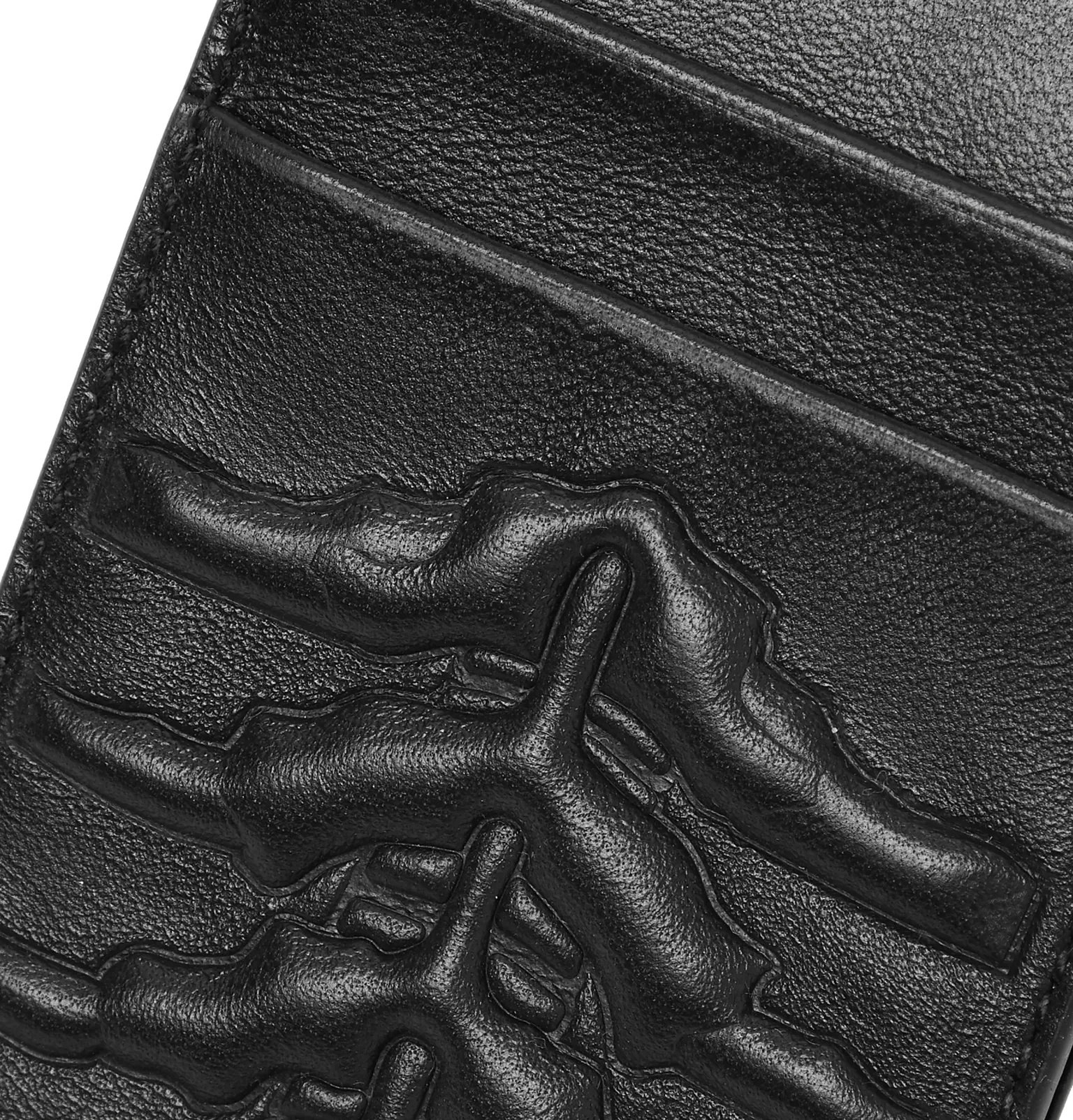 Embossed Leather Cardholder - 4