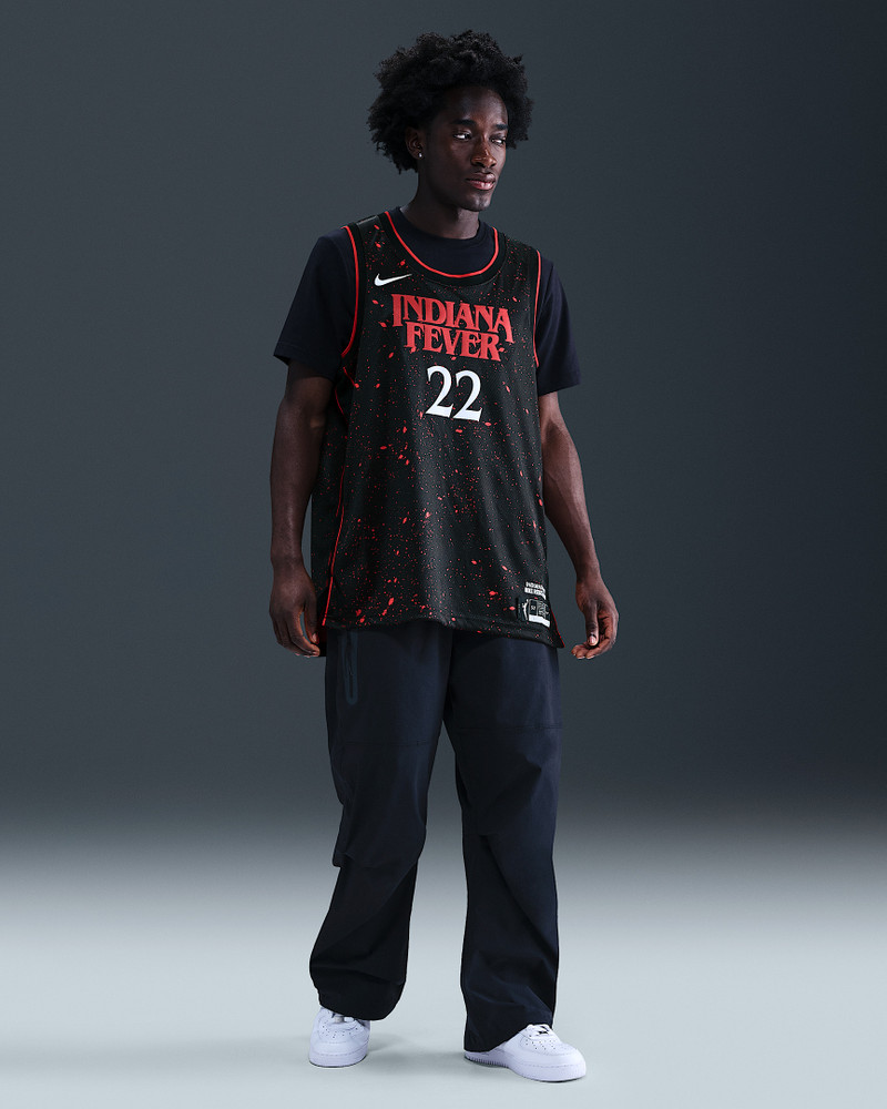 Caitlin Clark Indiana Fever x Stranger Things 2025 Rebel Edition Women’s Nike Dri-FIT WNBA Victory J 7