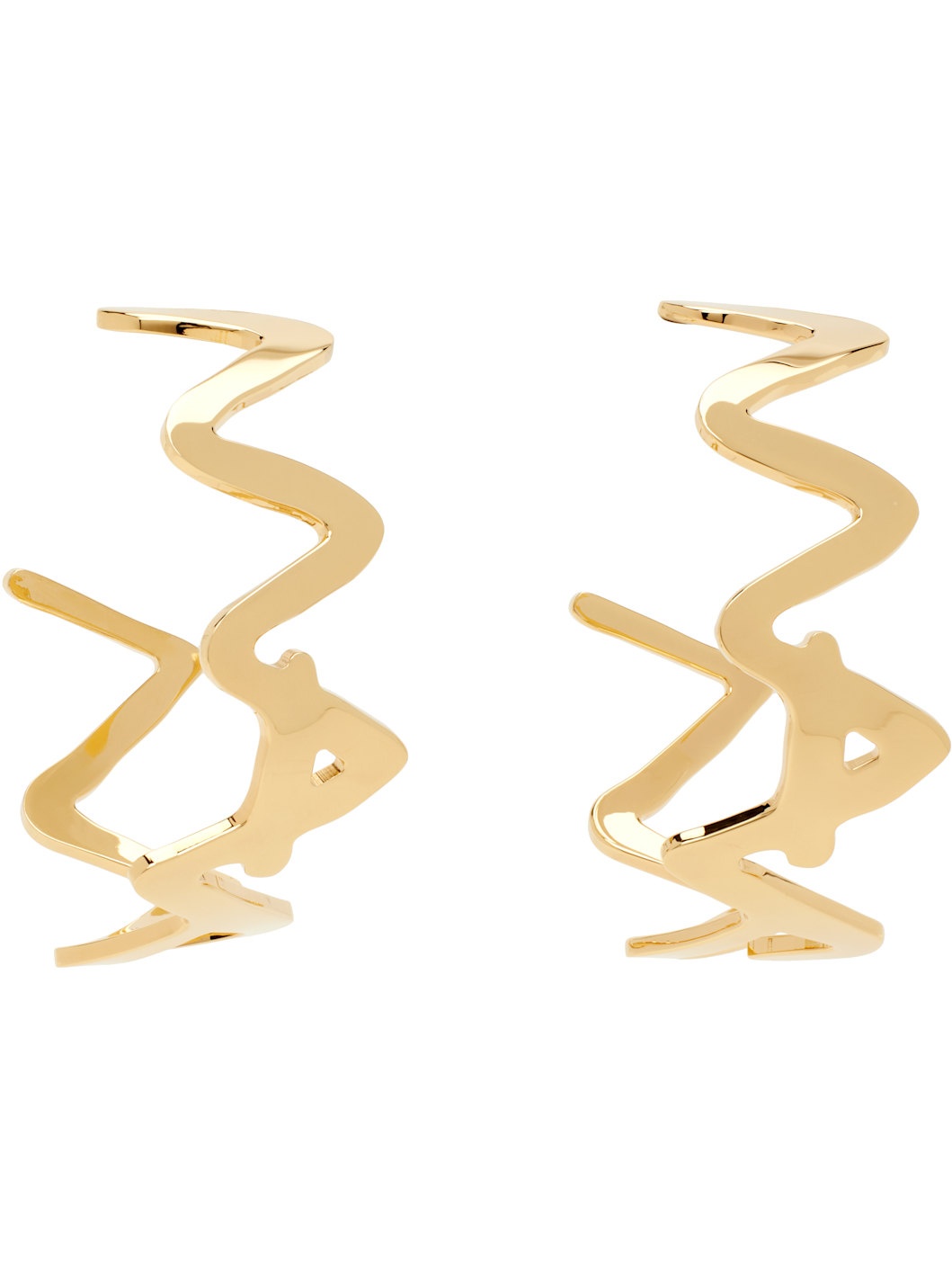 Gold 'Marni' Symbol Earrings - 1