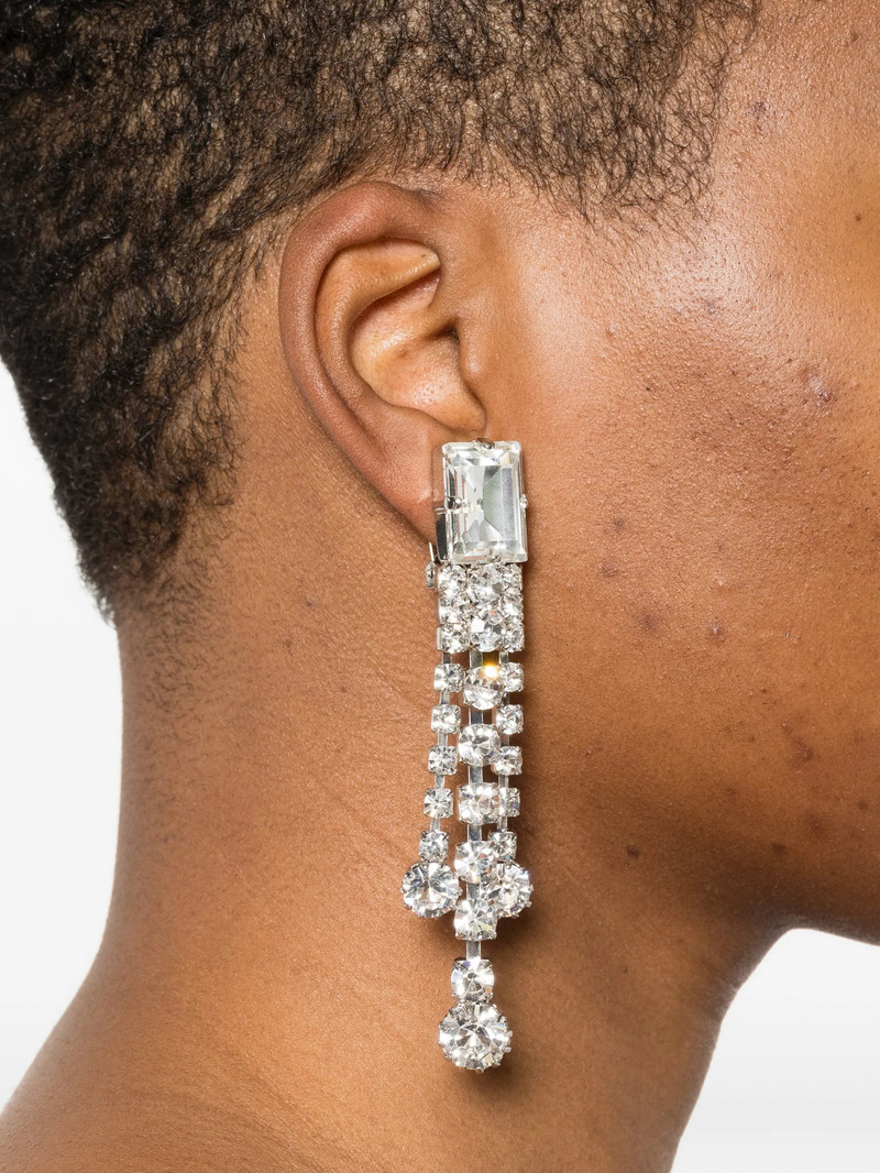 Alessandra Rich Alessandra Rich Crystal Embellished Earrings outlook