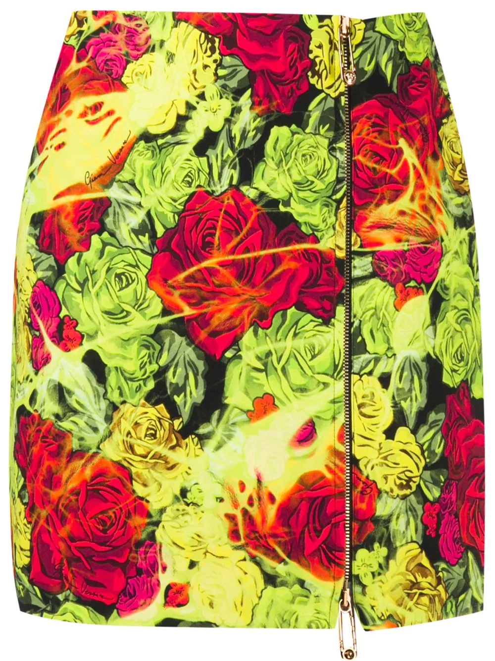 floral-print skirt - 1