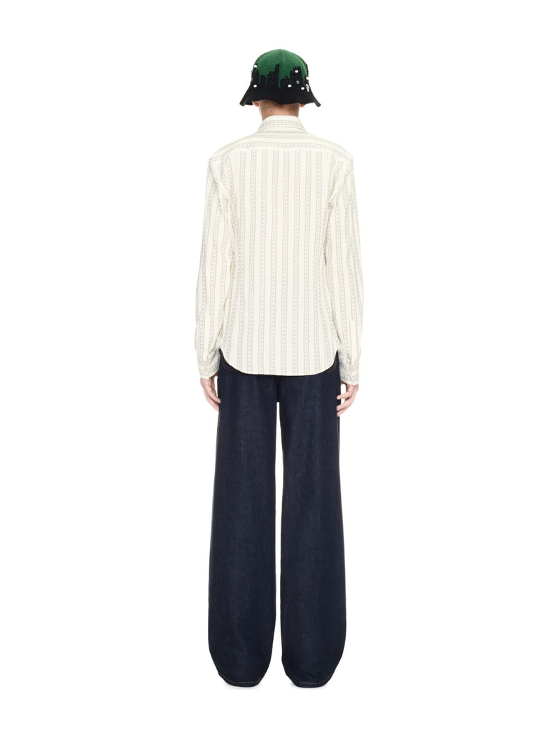 90s Logo Baggy Tapered Jeans 4