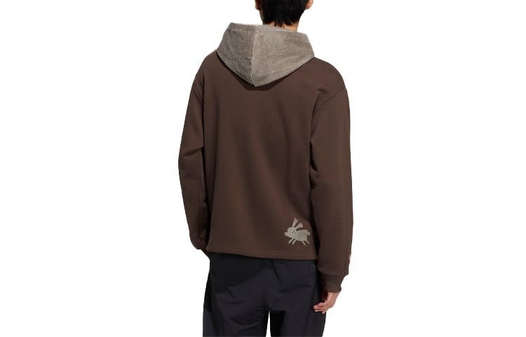 adidas originals x Melting Sadness Hoodie 'Brown' HY4187 - 2