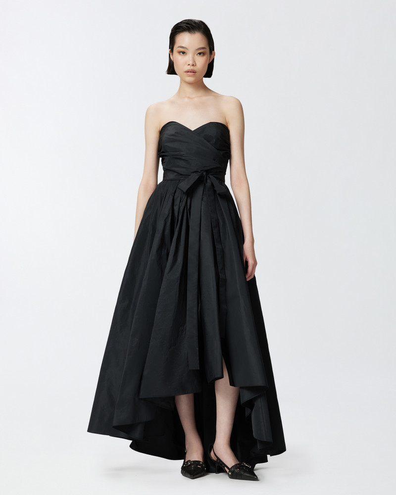 PINKO SPECIAL-OCCASION TAFFETA DRESS WITH SWEETHEART NECKLINE outlook