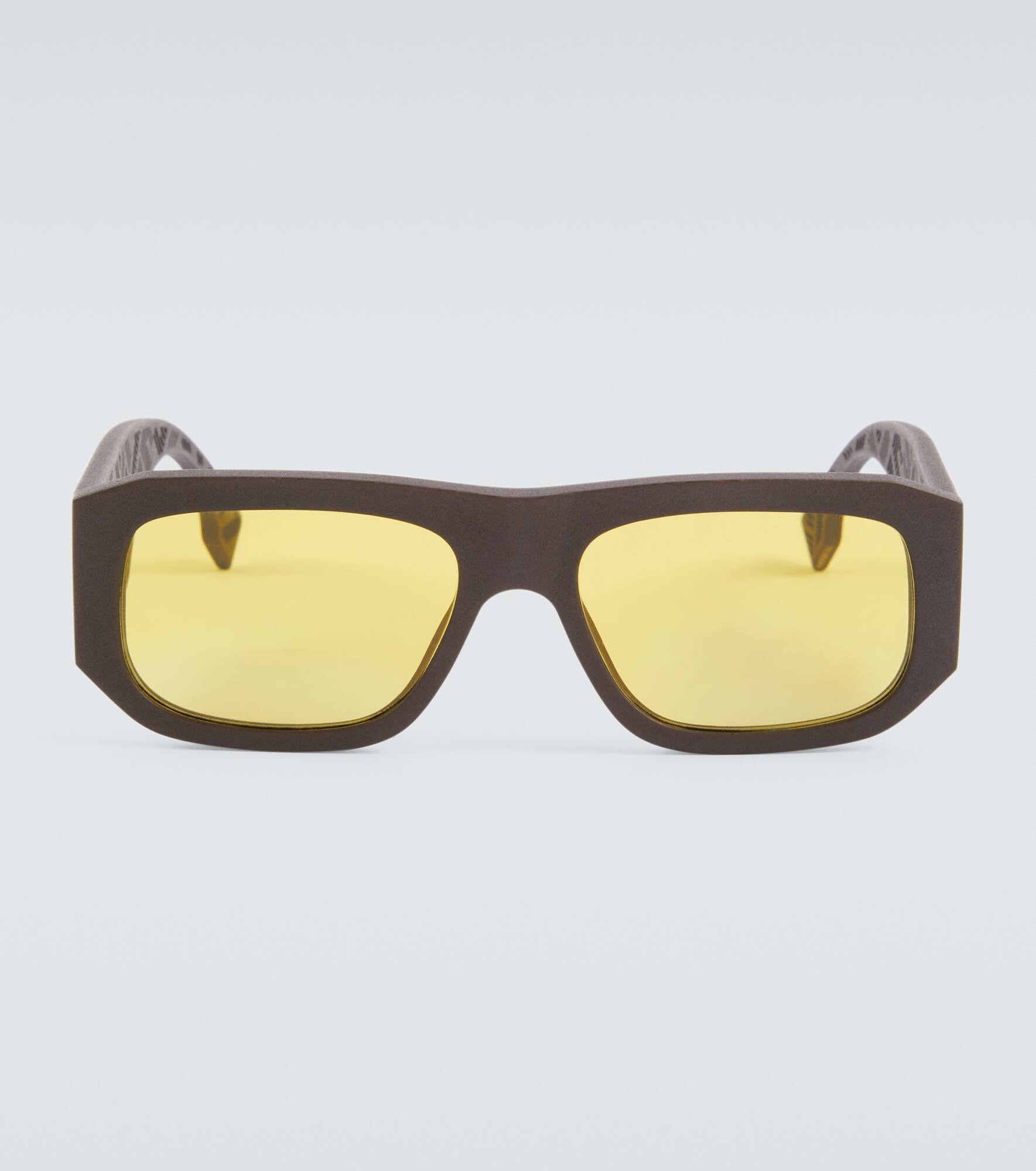 Fendi Shadow rectangular sunglasses - 1