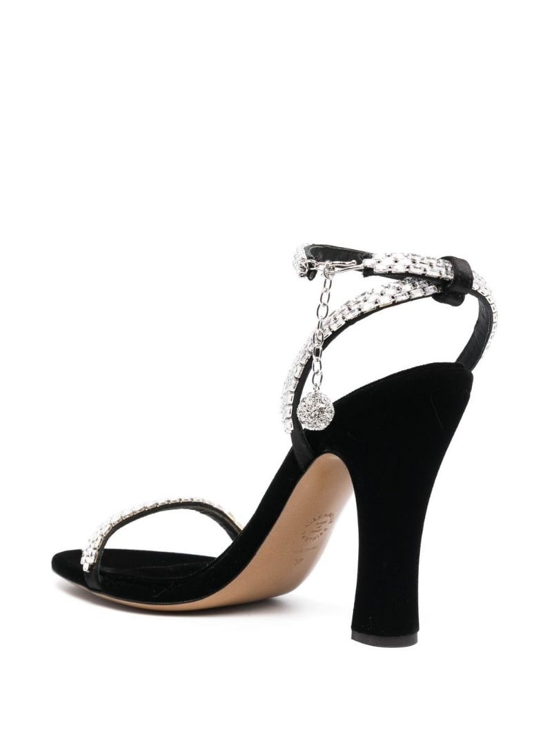 crystal-embellished open-toe sandal - 6