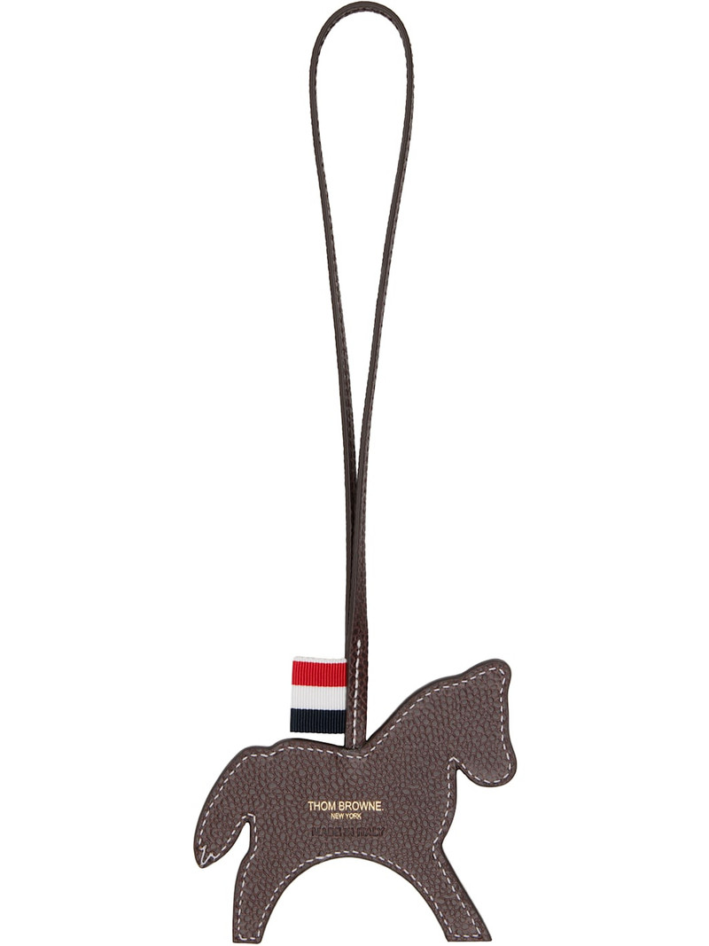 Thom Browne Brown Horse Bag Charm outlook