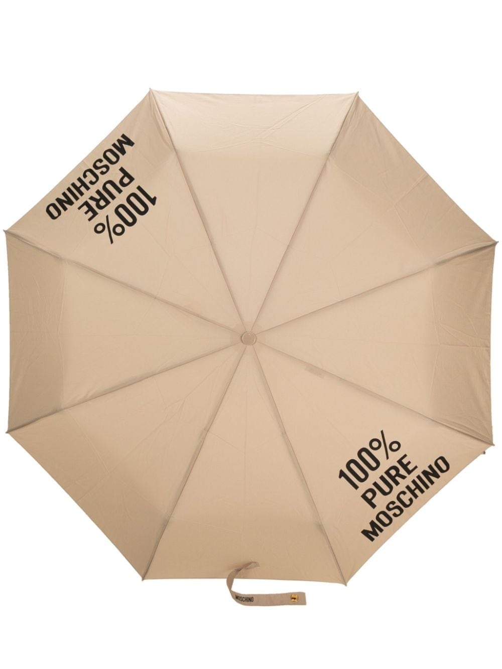 slogan-print foldable umbrella - 1