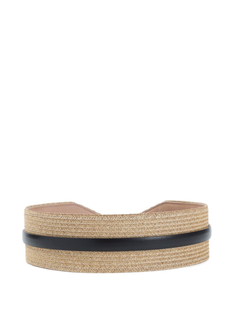 Alaïa straw belt outlook