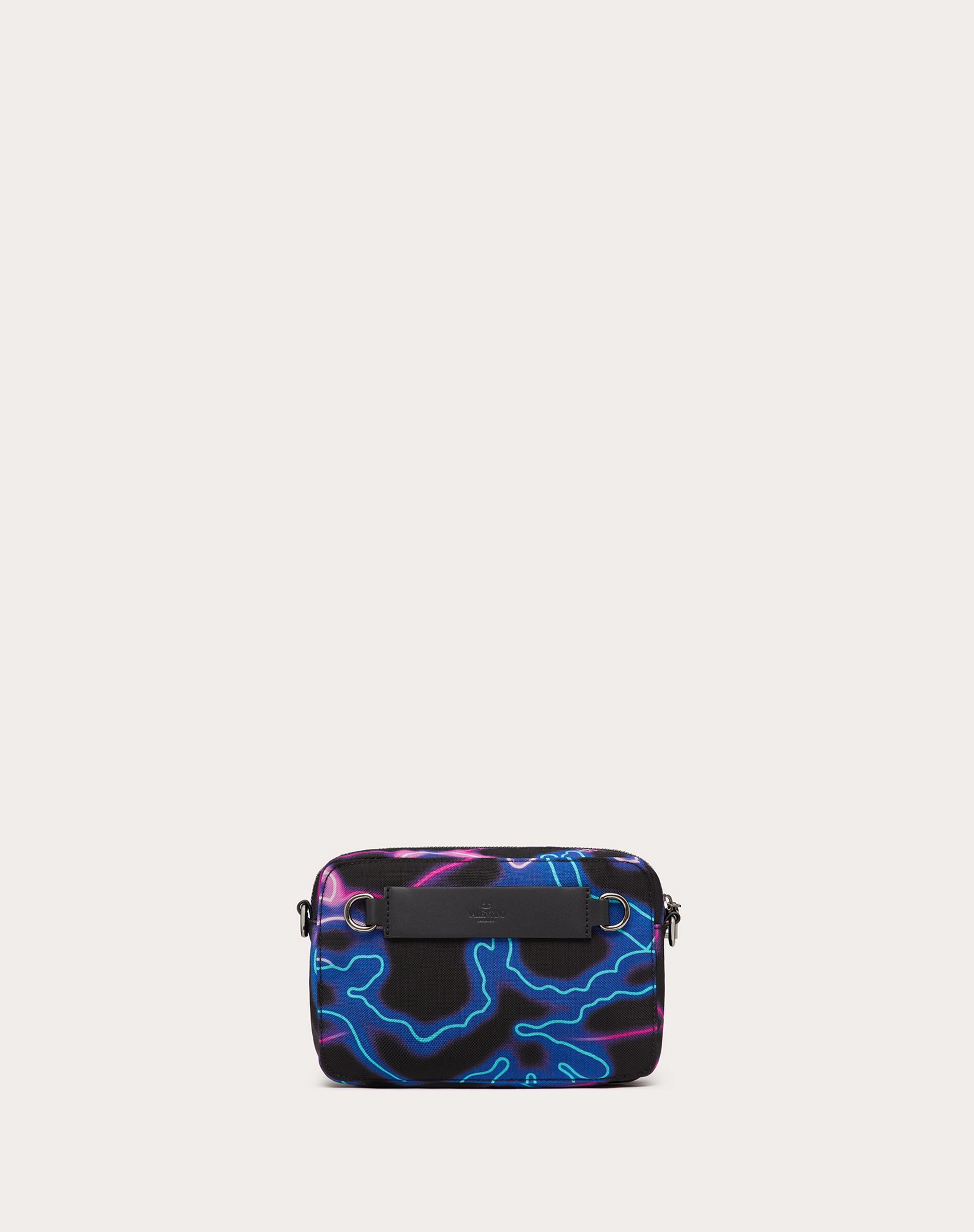 NEON CAMOU NYLON CROSSBODY BAG - 3