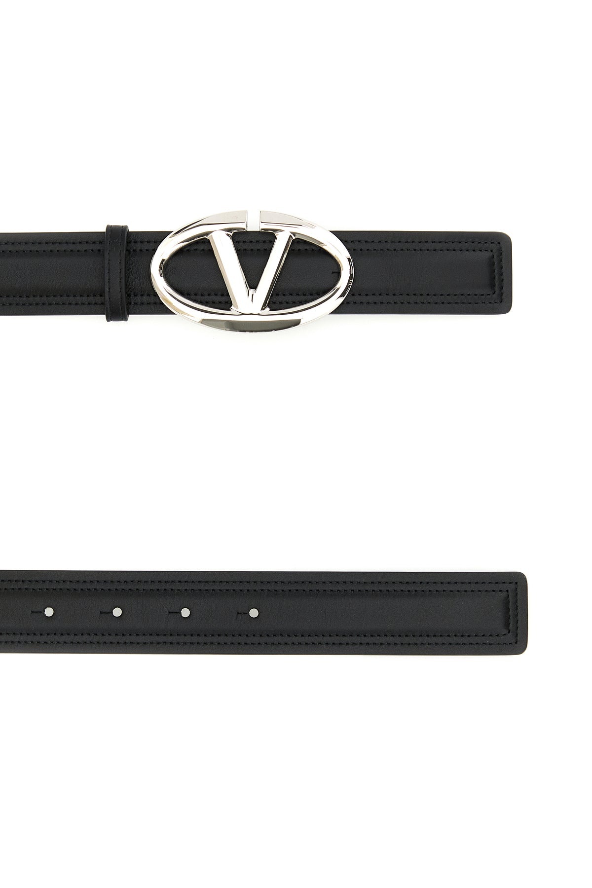 Black leather reversible belt - 2