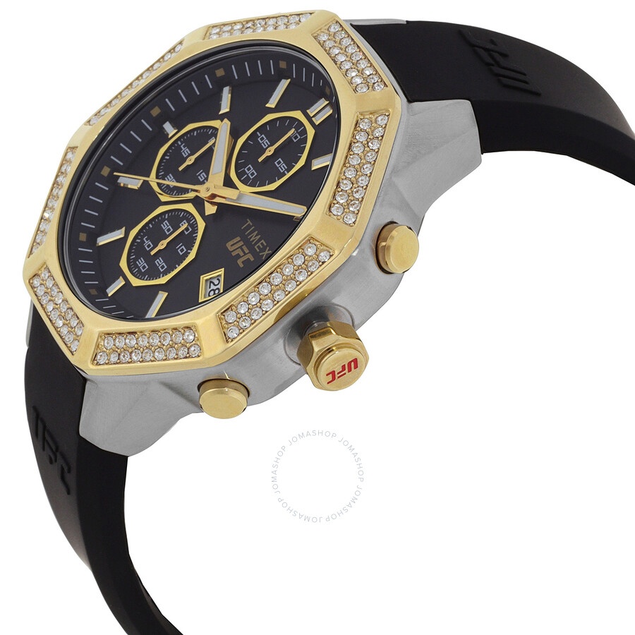 Timex - Timex UFC King Chronograph Quartz Crystal Black Dial Men's Watch TW2V99200JR - 2