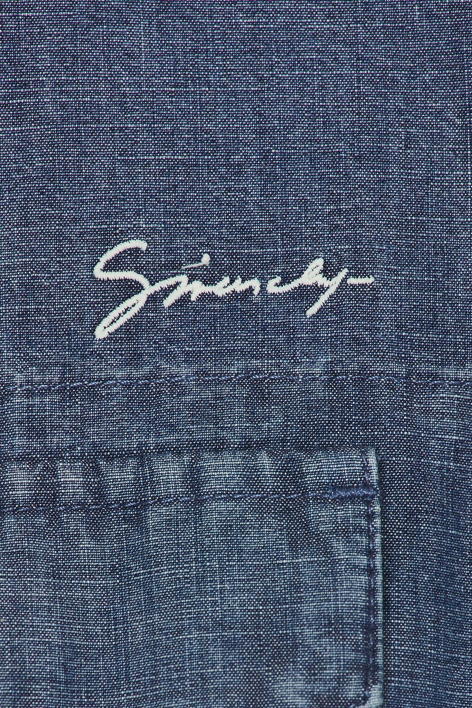Short Sleeve Chambray Shirt - 3