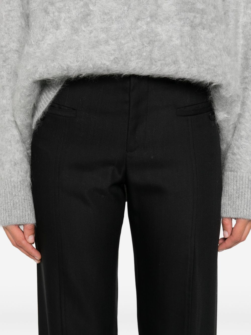 welt-pocket trousers - 5