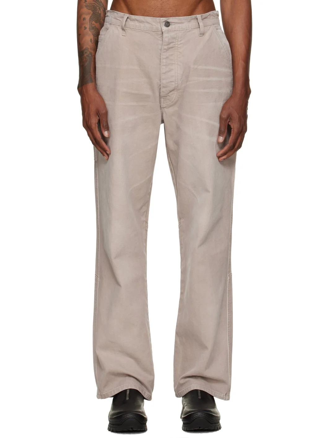 Taupe Underground Cargo Pants - 1