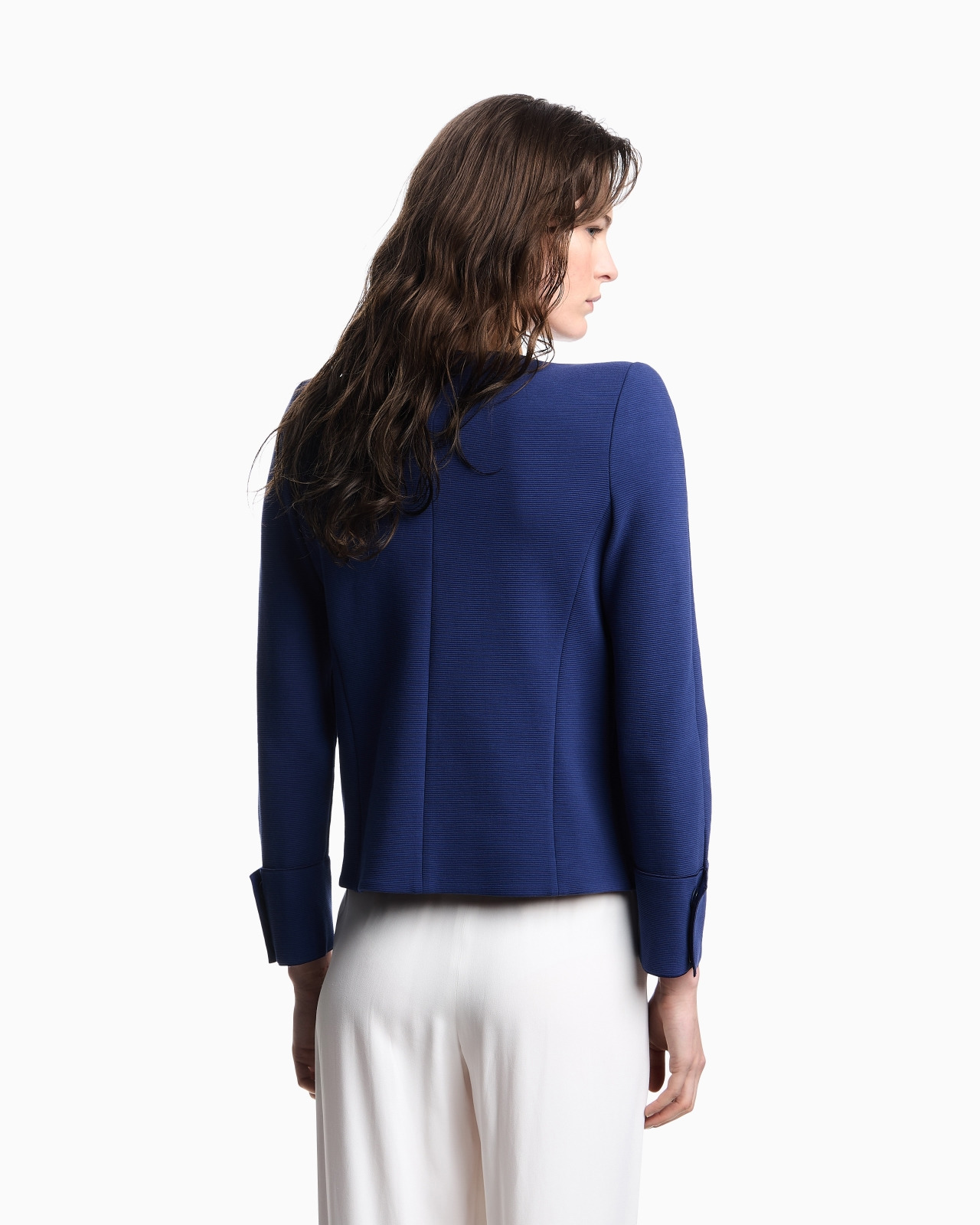 OTTOMAN JERSEY ZIP-UP JACKET - 3