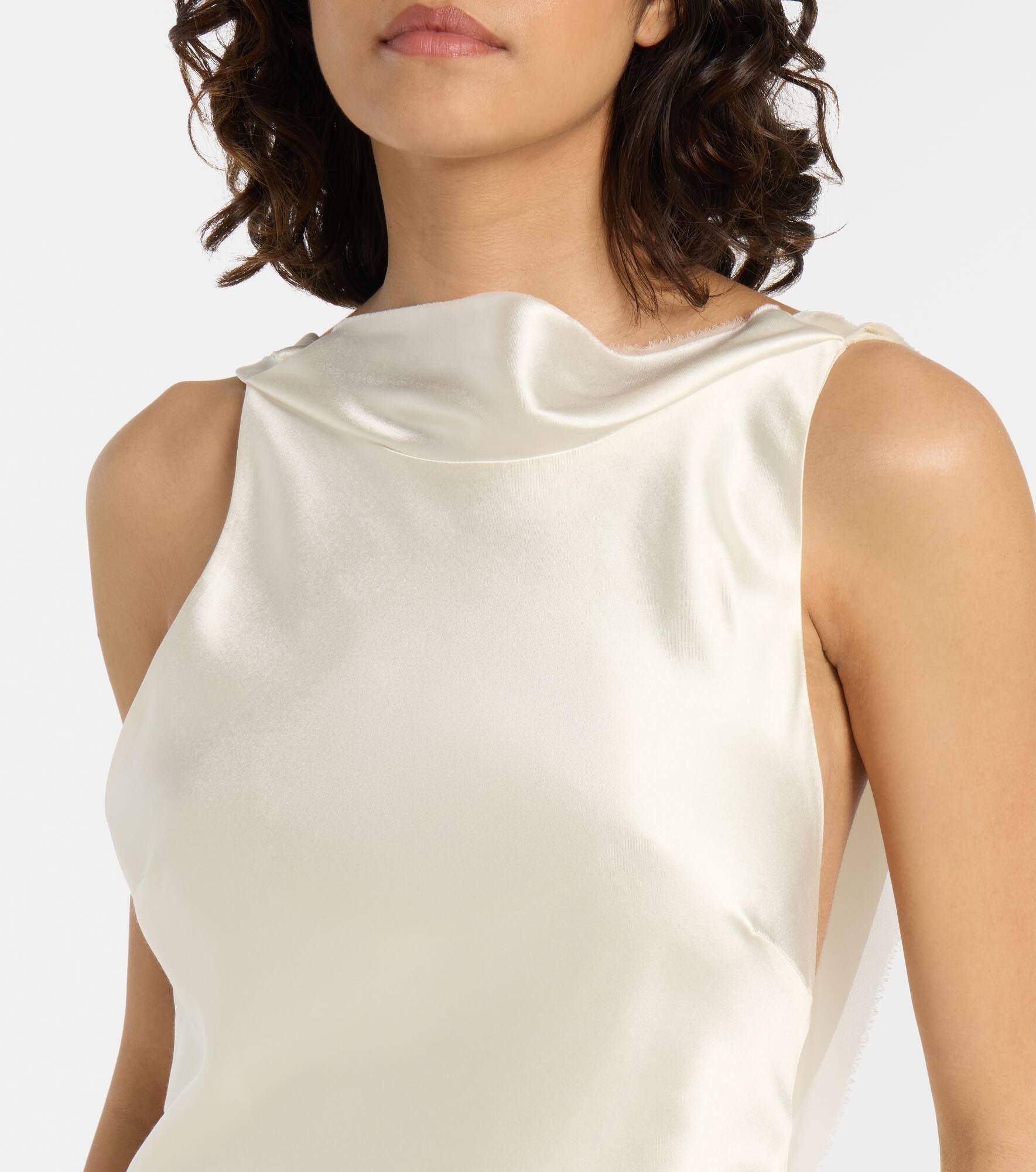 Bridal Arlo wool and silk gown - 4
