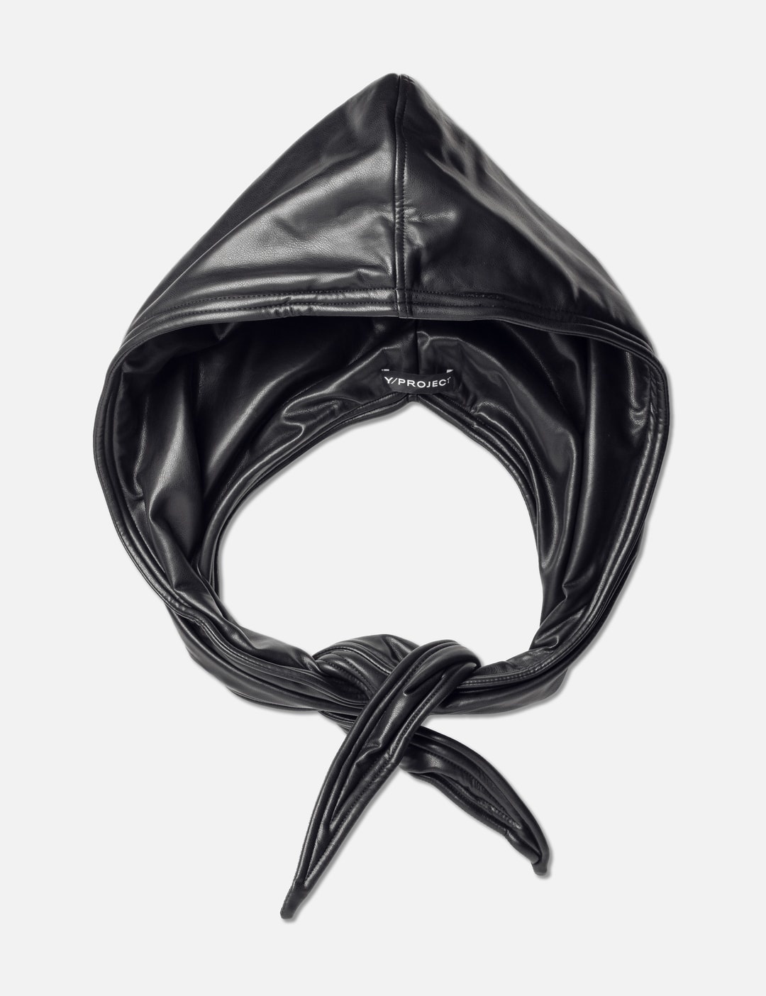 FAUX LEATHER HOOD - 1