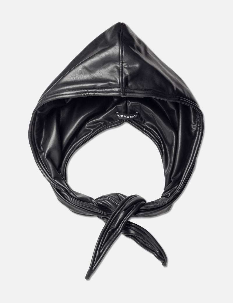 FAUX LEATHER HOOD 1