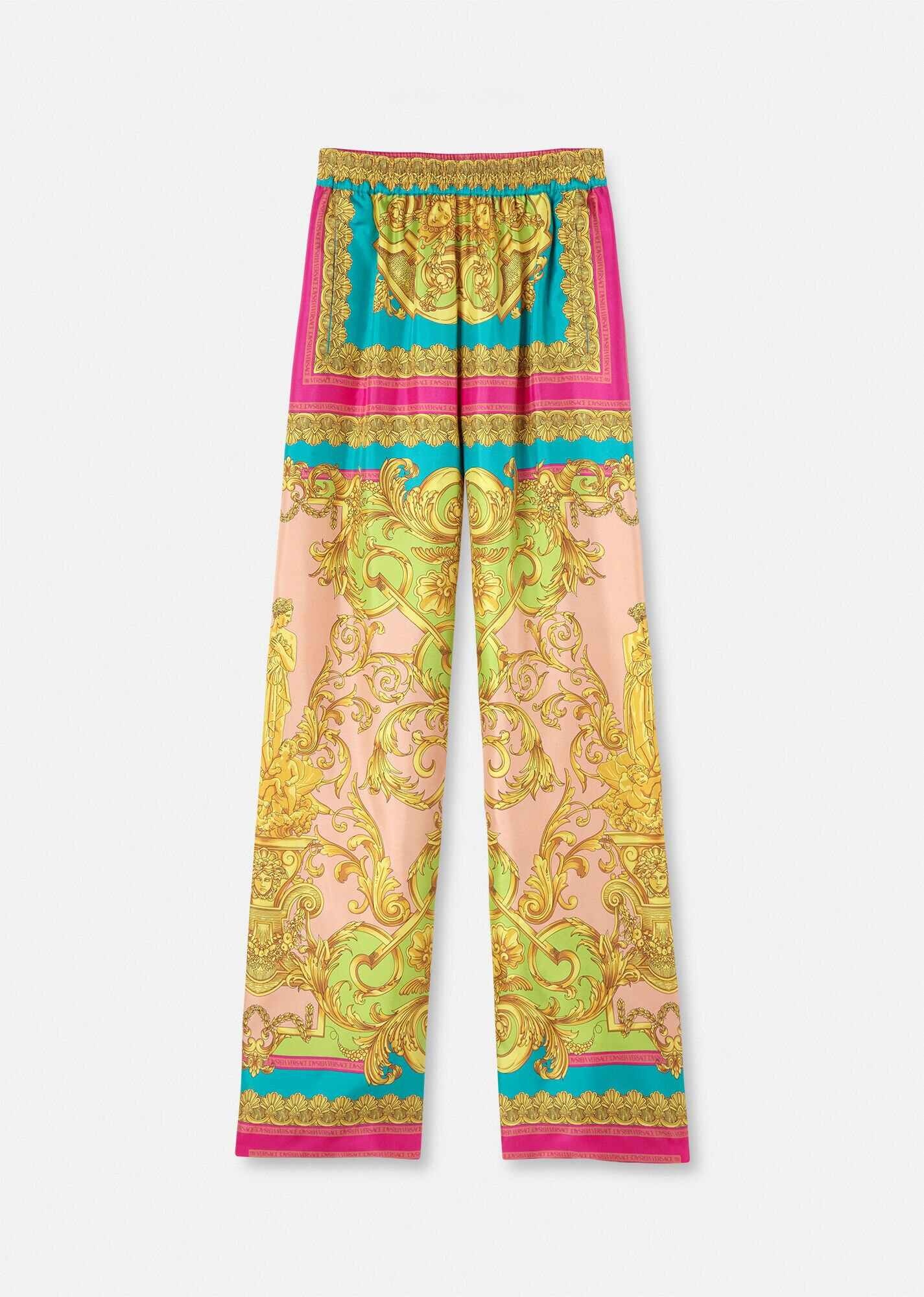 Barocco Goddess Silk Pants - 1