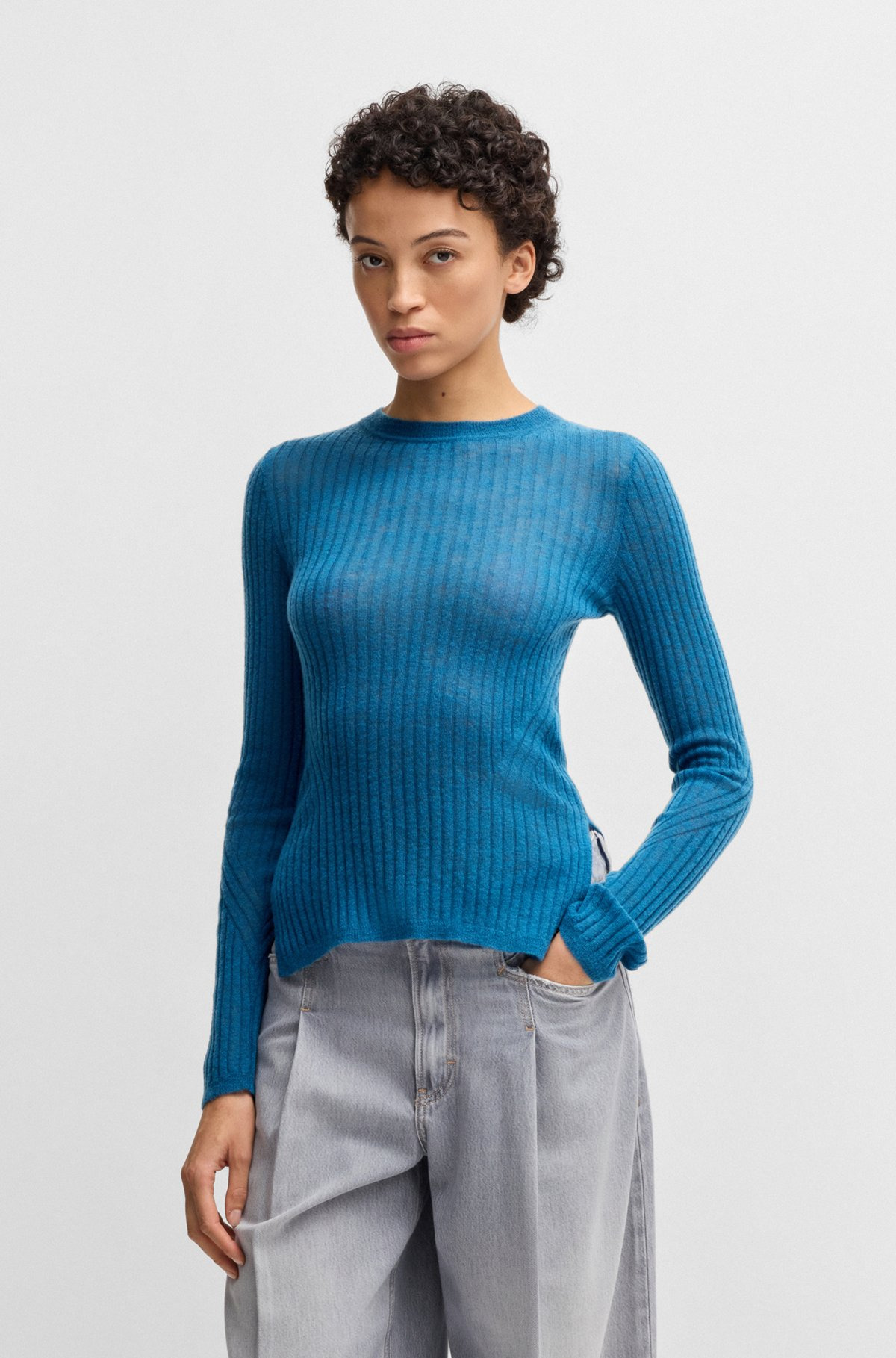 WOOL SLIM-FIT SWEATER - 2