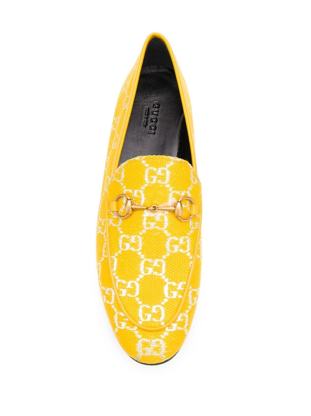 GG pattern loafers - 4