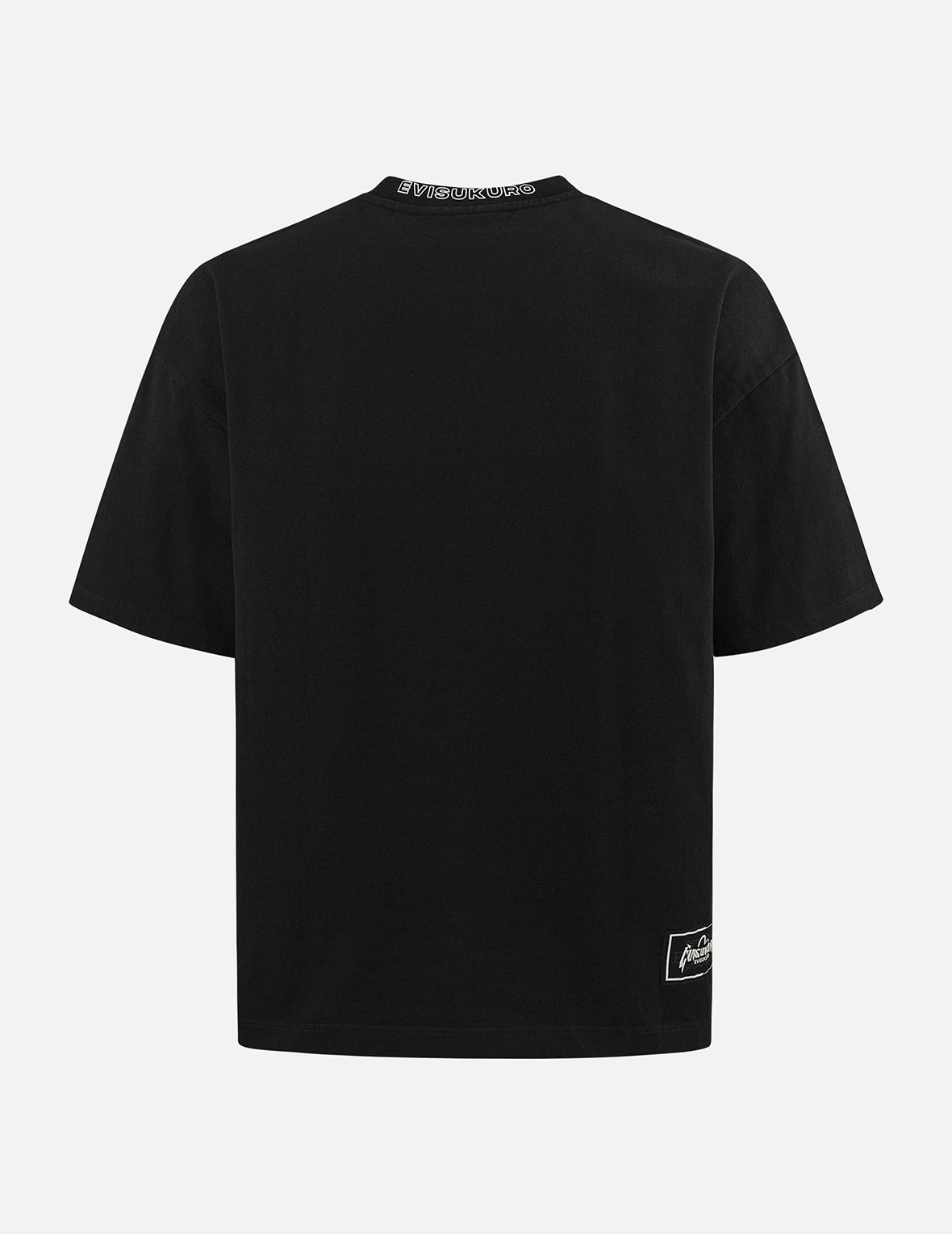 Kamon Print and Embroidery Oversized T-shirt - 2