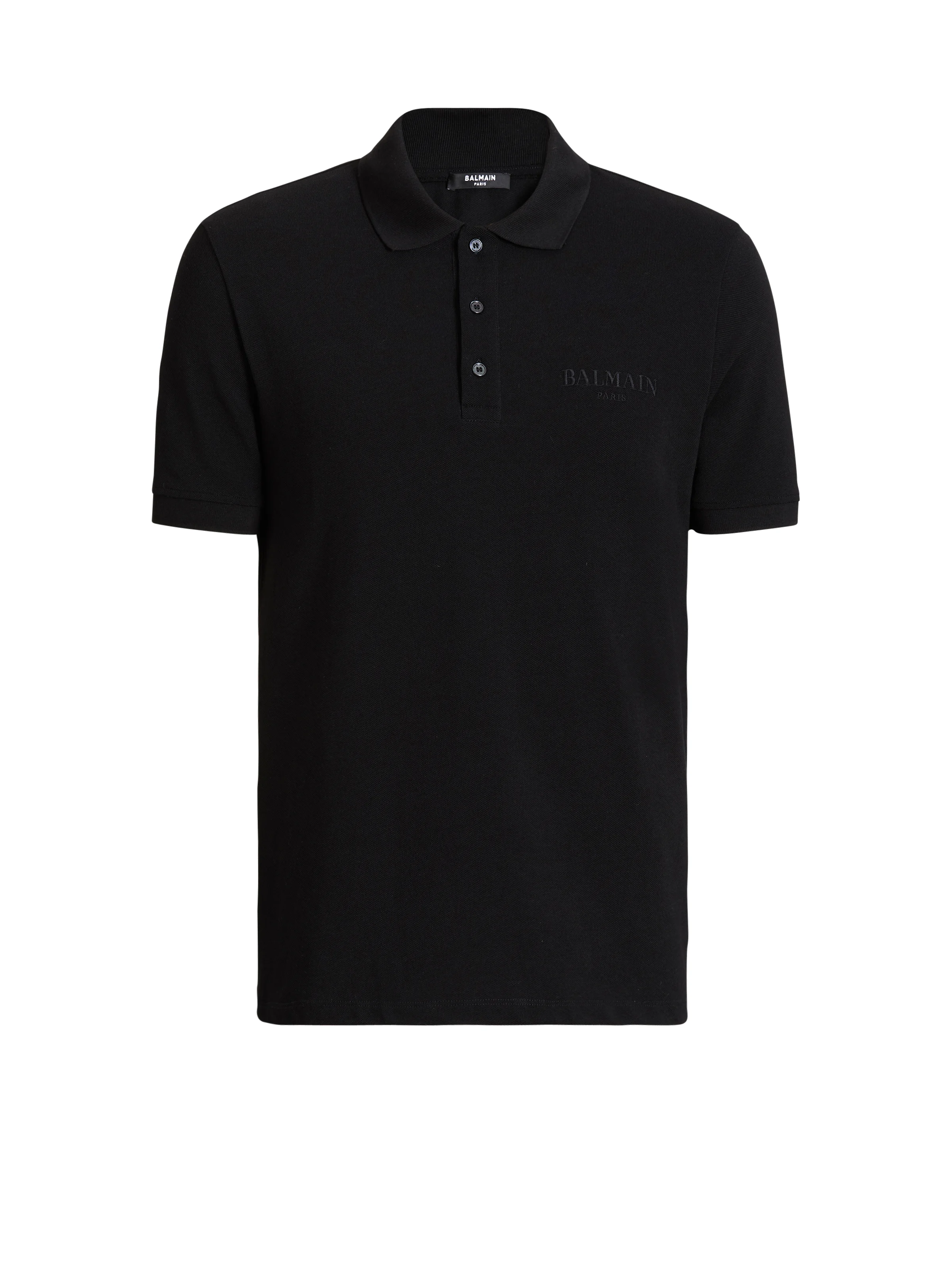 Embroidered Balmain Vintage polo - 1