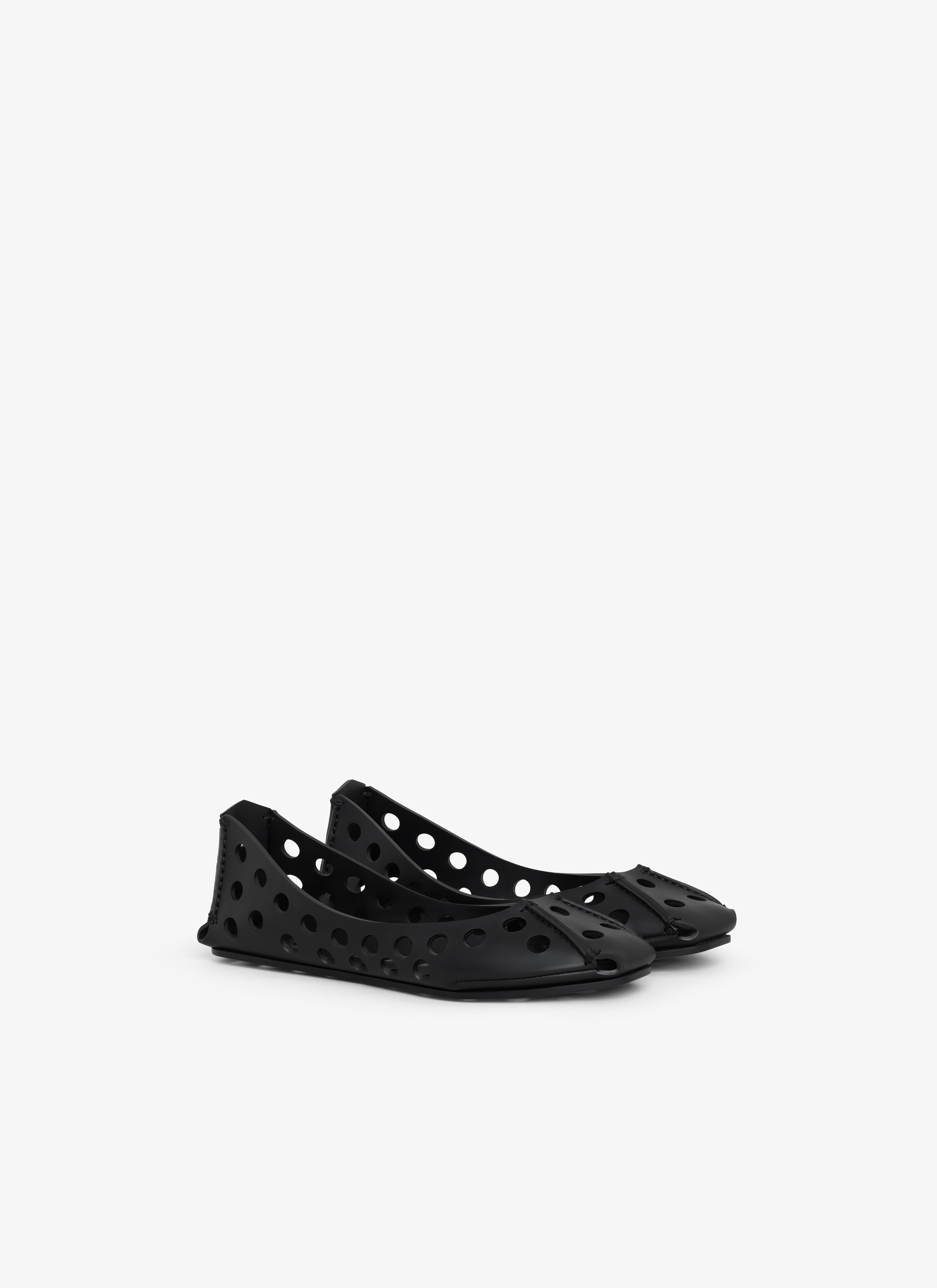 PERFO BALLET FLATS IN CALFSKIN - 2