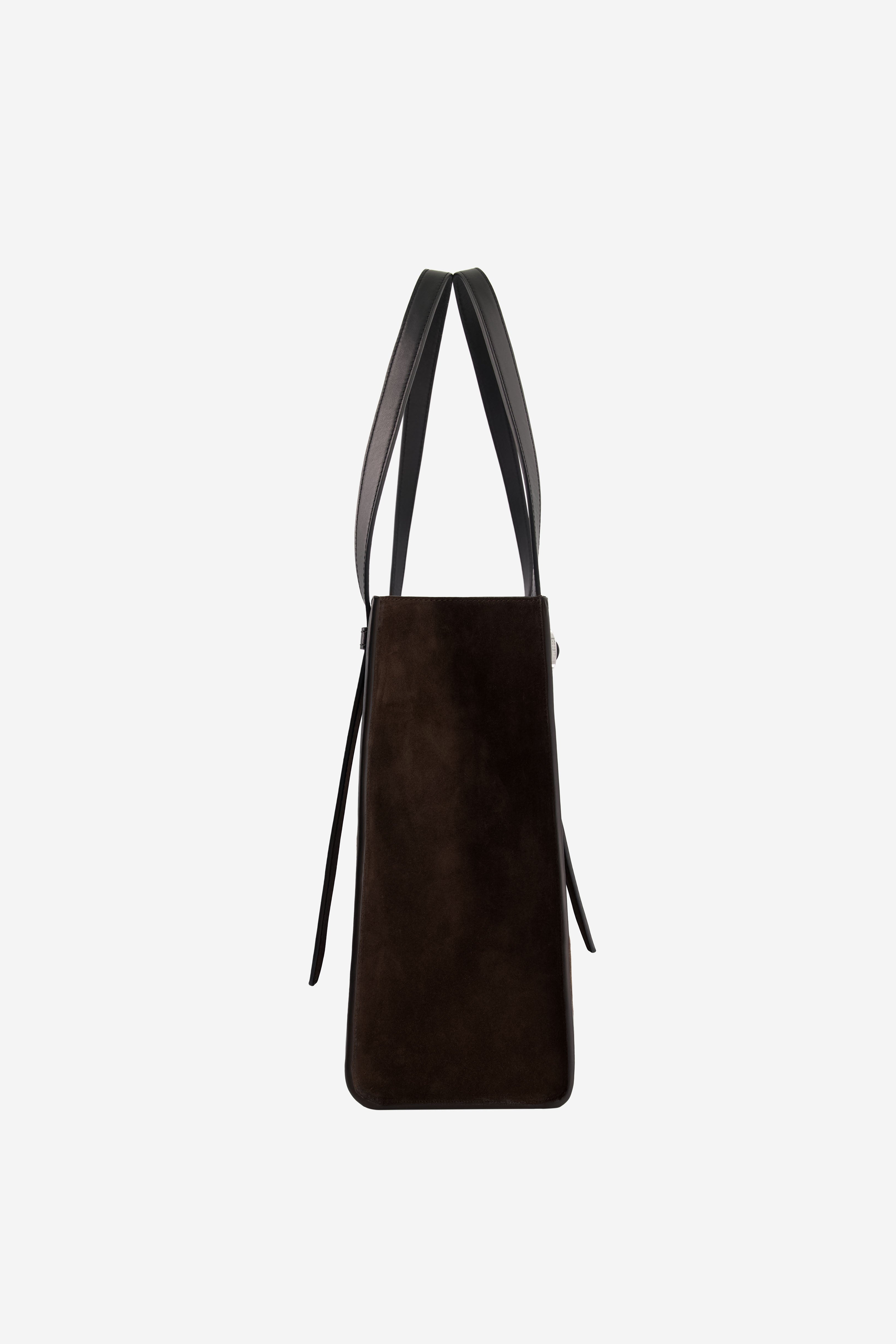 Suede Belt Tote Bag - 4