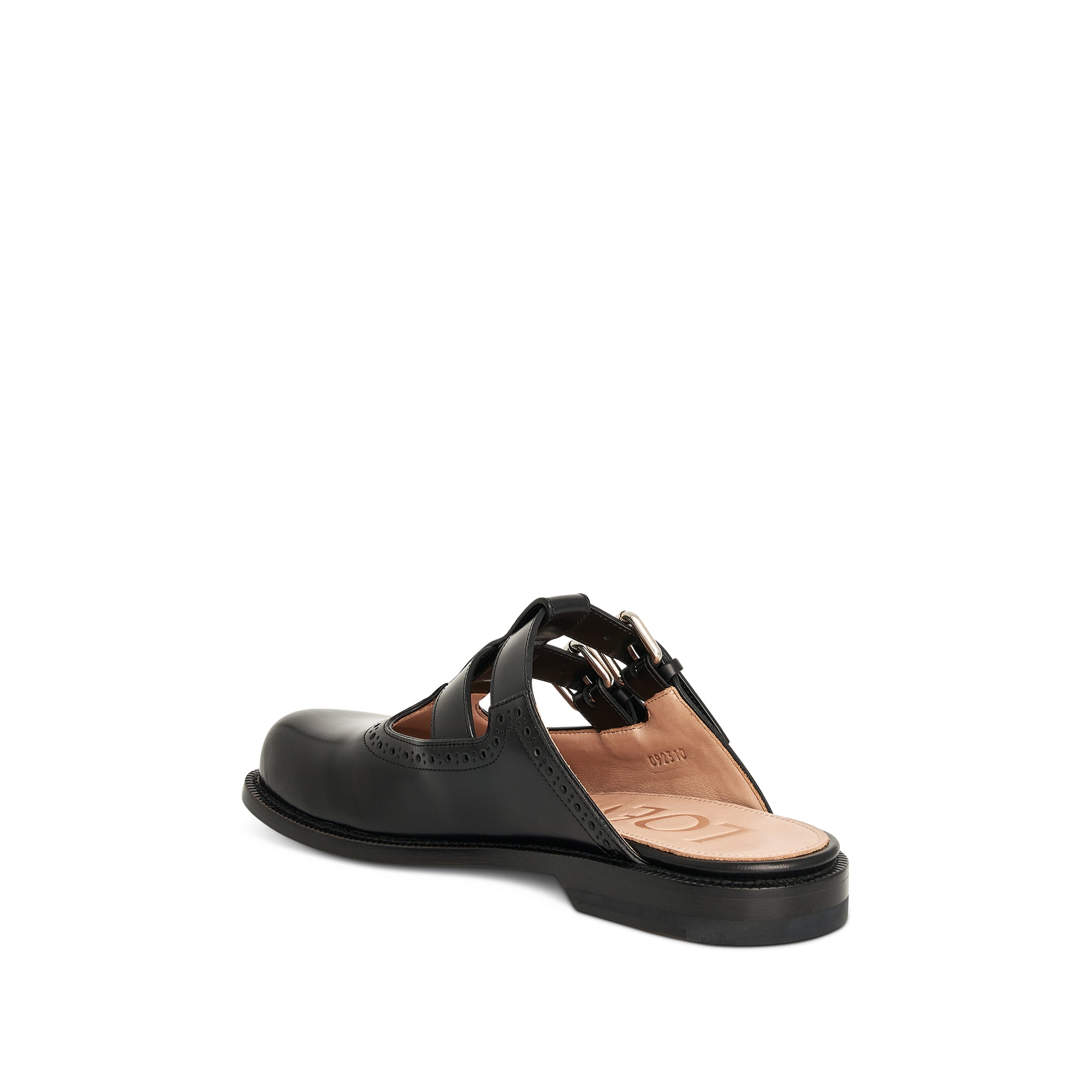 Campo Mary Jane Mule in Black - 3