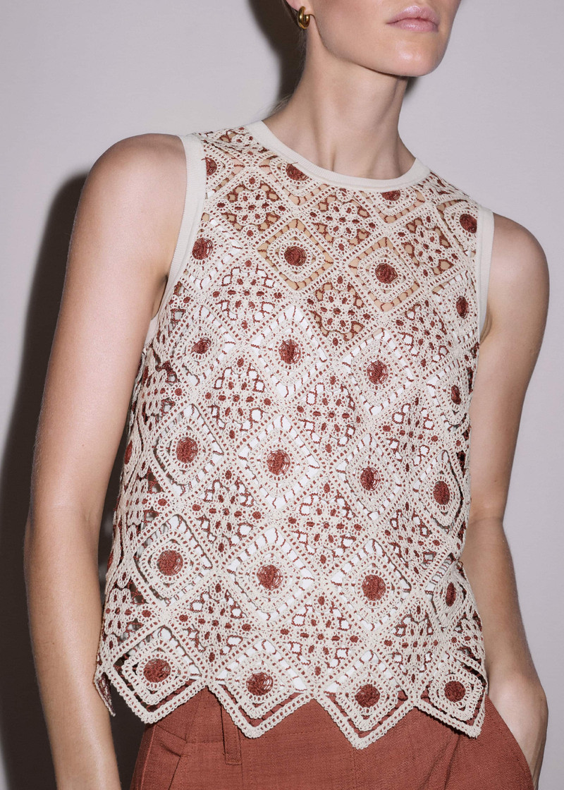 Crochet Shell Top 1