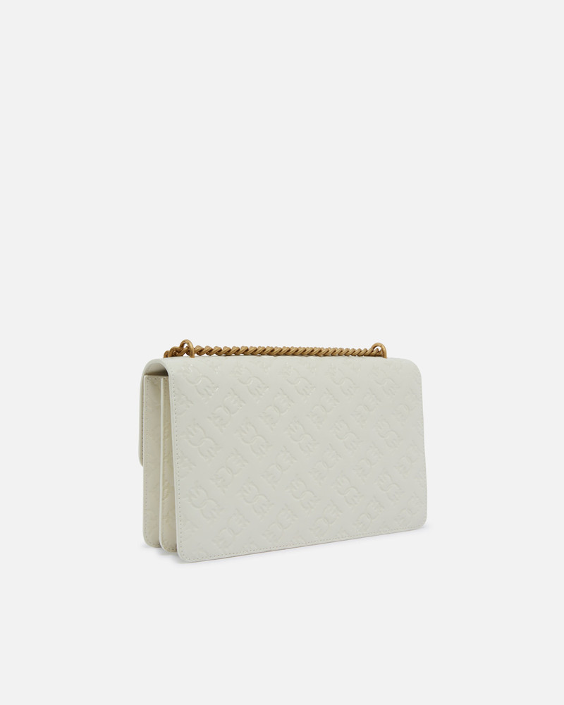 PINKO LOVE BAG LEATHER CROSSBODY BAG WITH LOGO outlook