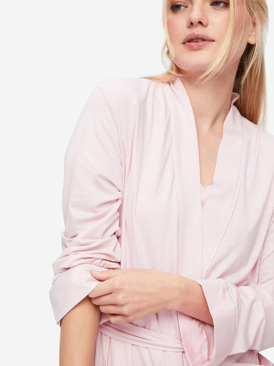 Derek Rose Women's Dressing Gown Lara Micro Modal Stretch Pink outlook