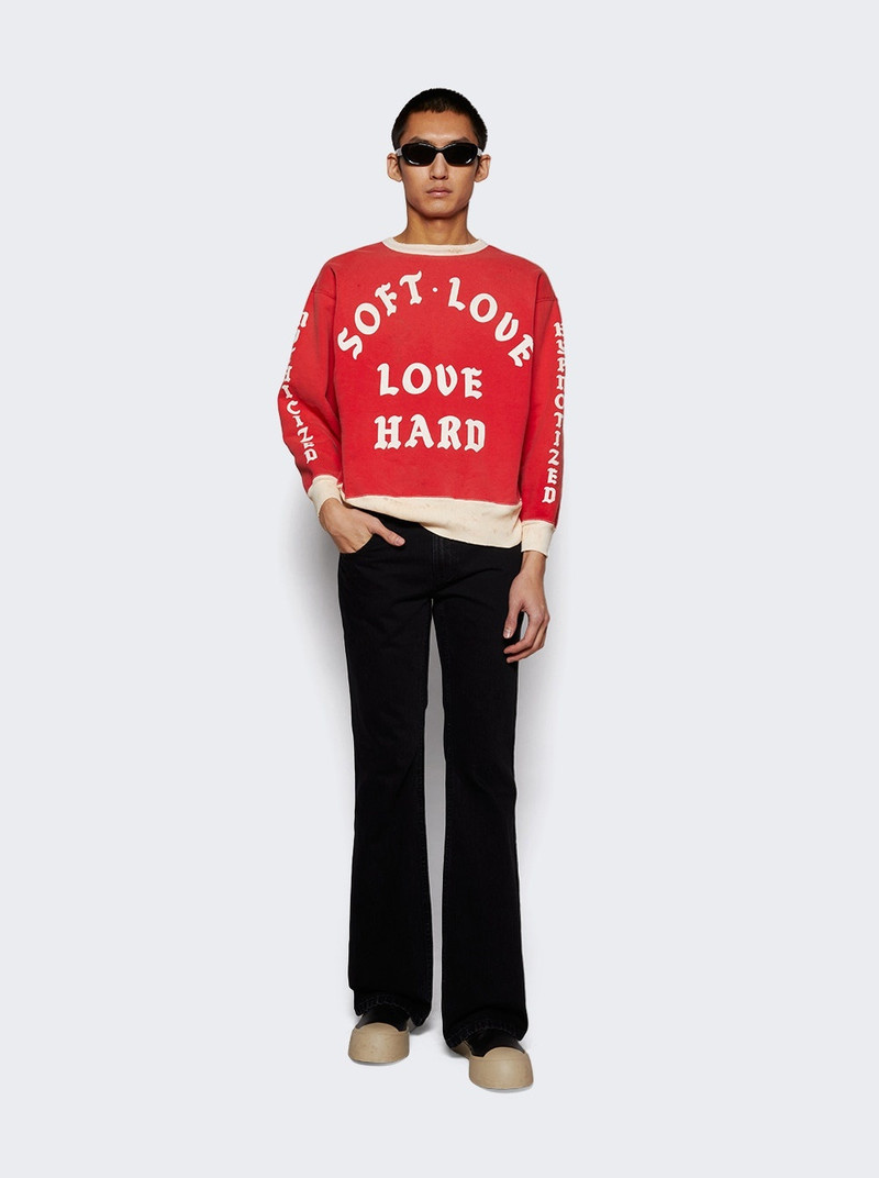 SAINT M×××××× Crewneck Sweatshirt Red outlook