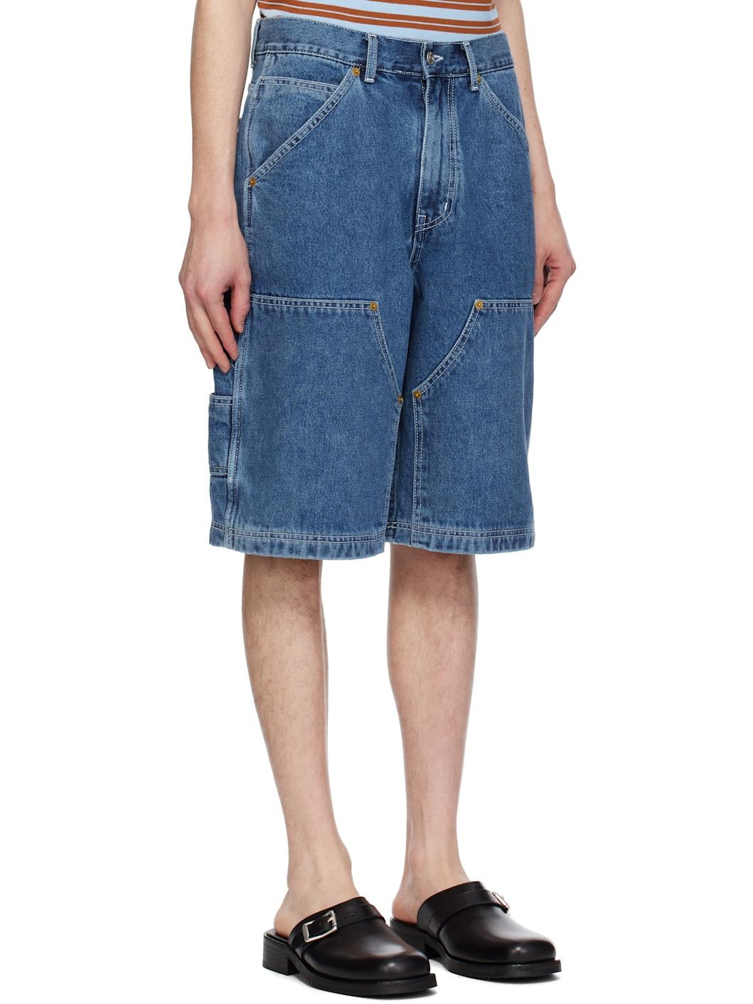 Blue James Carpenter Denim Shorts - 2