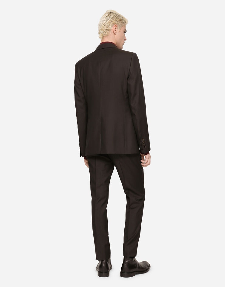 Double-breasted wool and silk Martini-fit suit - 2
