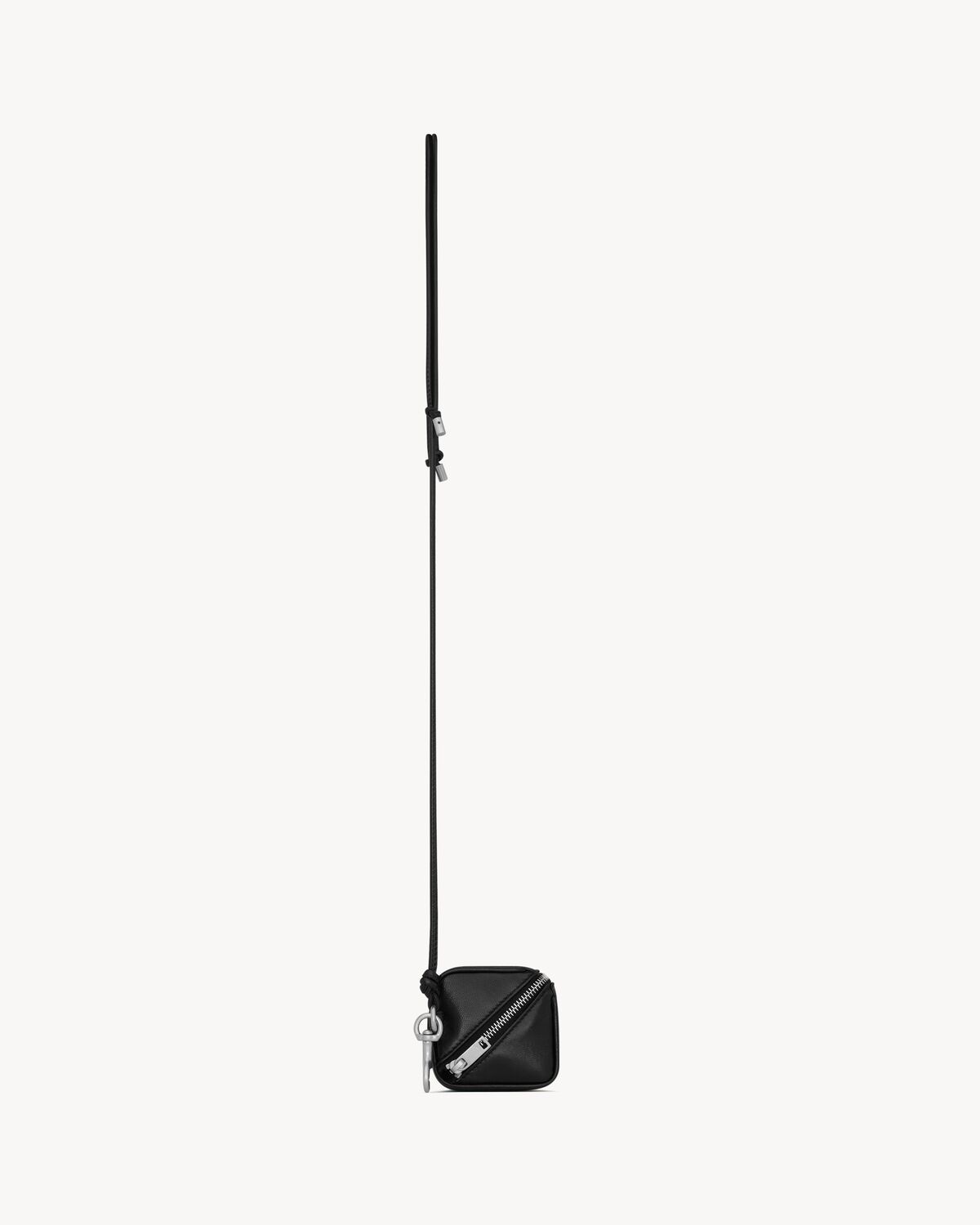 SAINT LAURENT PARIS FRAGMENTS ZIPPED BOX IN LAMBSKIN - 3
