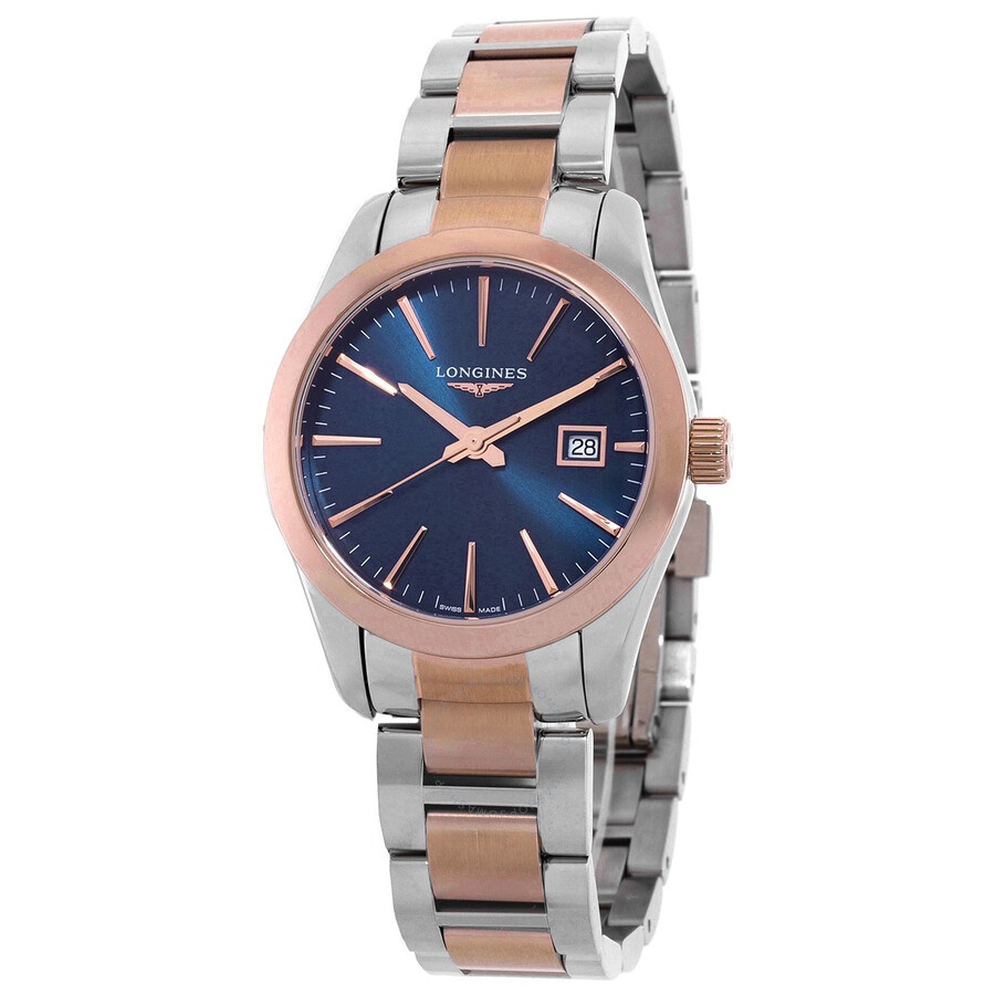 Longines Conquest Classic Quartz Blue Dial Ladies Watch L2.286.3.92.7 - 1