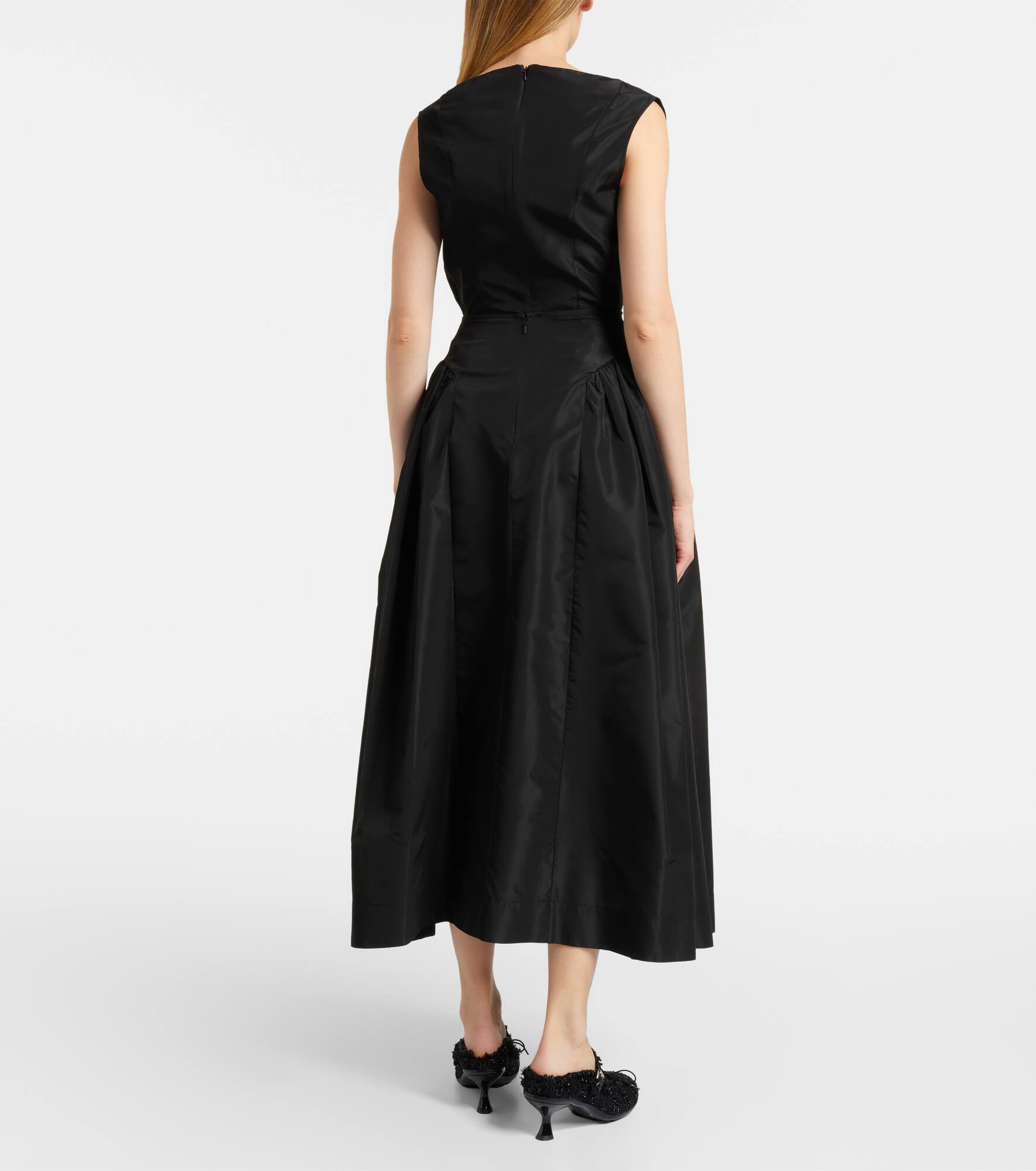 Taffeta midi skirt - 3