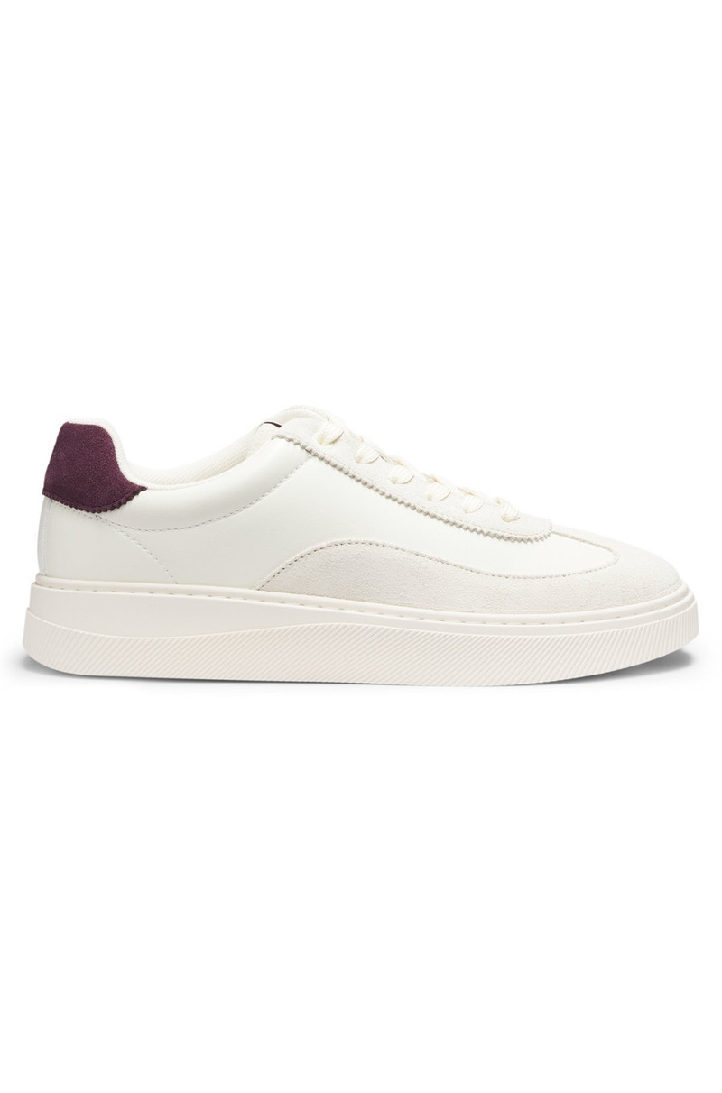 SUEDE-TRIM TRAINERS WITH LOW PROFILE 1