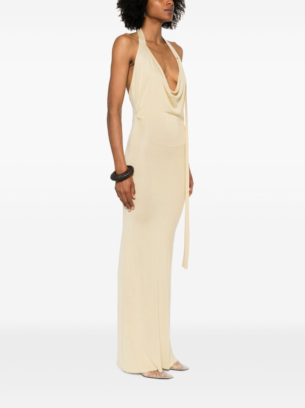 fine-knit maxi dress - 3