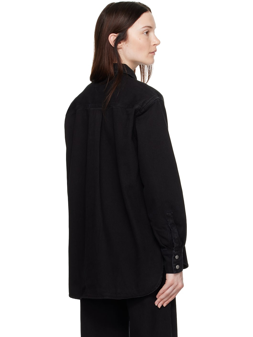 Black Deren Denim Shirt - 3